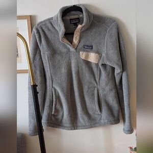 Patagonia Gray Fleece Pullover